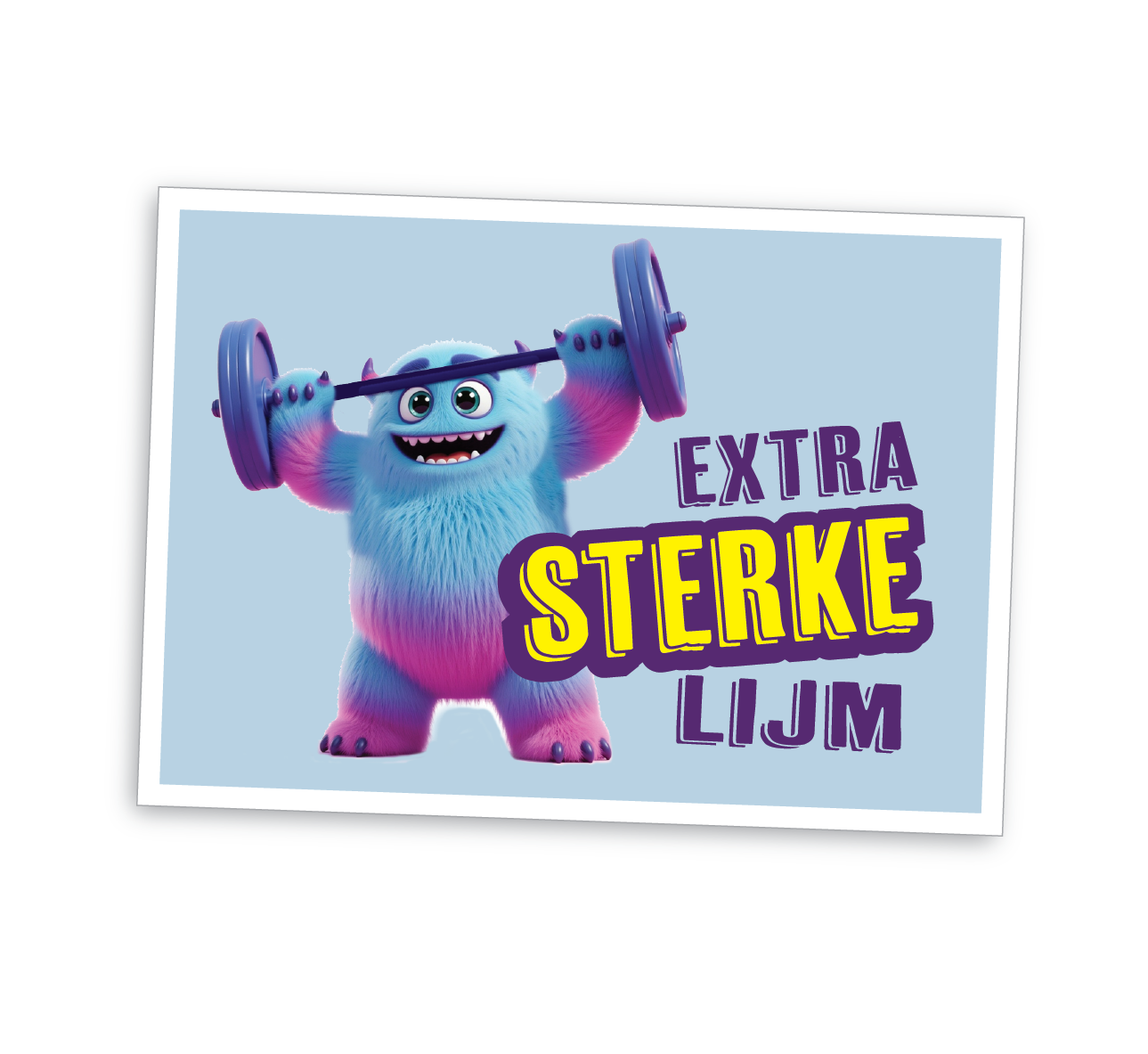 High Tack sticker met extra sterke lijm voor machines en industrieel gebruik die blijven kleven op moeilijke ondergronden