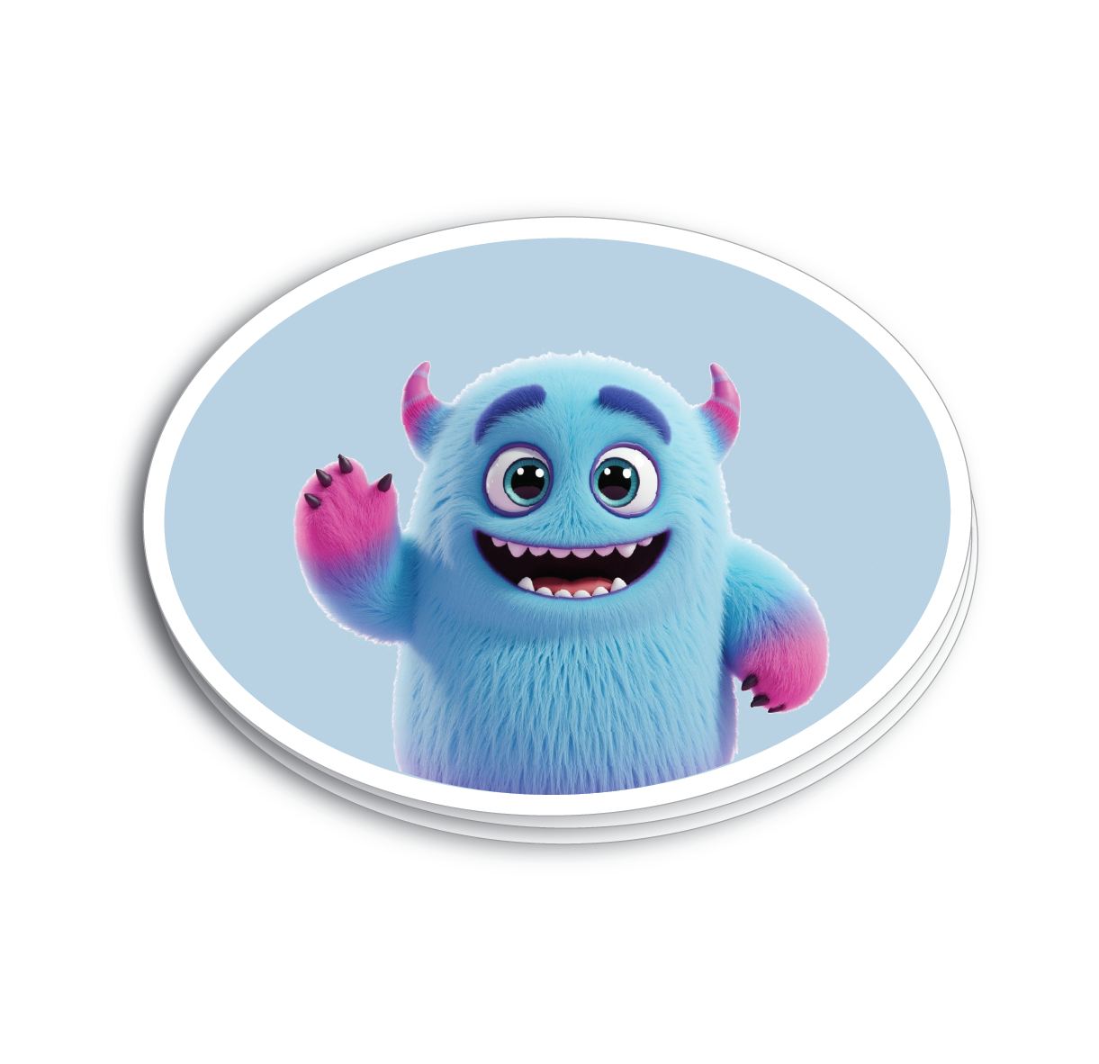 Ovale stickers laten maken bij Stickerfun, duurzaam en sterk