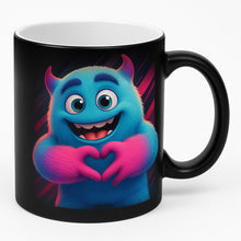 Magic Mug van Stickerfun met vrolijk monster ontwerp dat verschijnt bij warmte