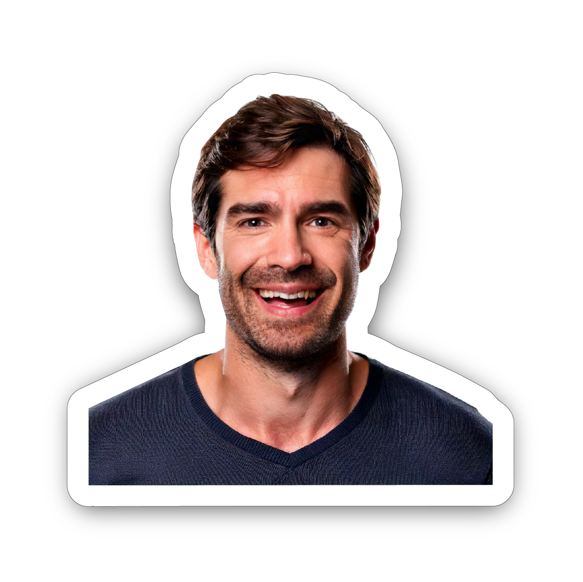 Contourgesneden sticker bedrukken met eigen foto of creatief ontwerp